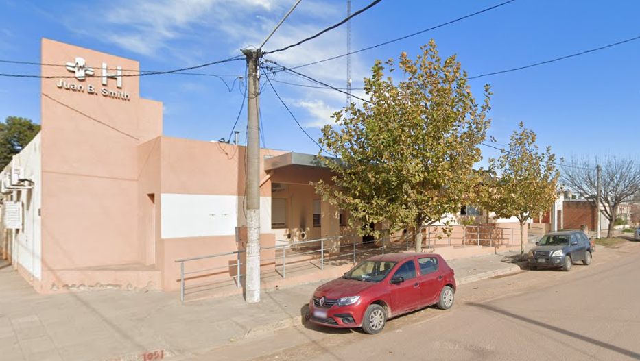 Frente del Hospital Juan B. Smith de Winifreda